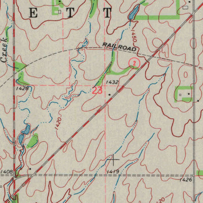 United States Geological Survey Norwich, KS (1971, 24000-Scale) digital map