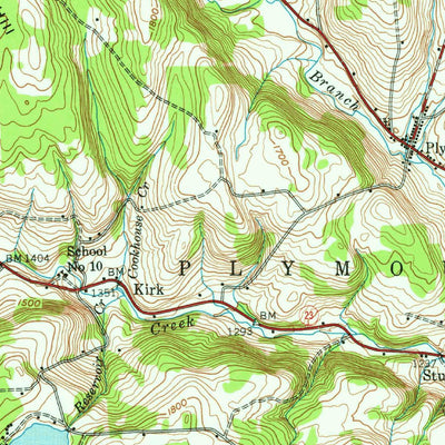 United States Geological Survey Norwich, NY (1943, 62500-Scale) digital map