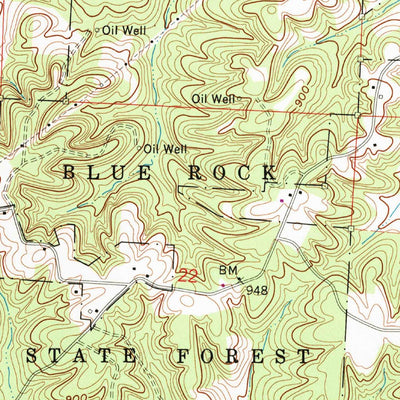 United States Geological Survey Norwich, OH (1961, 24000-Scale) digital map