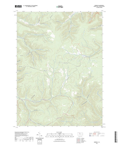 United States Geological Survey Norwich, PA (2023, 24000-Scale) digital map