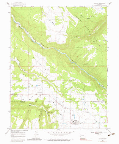 United States Geological Survey Norwood, CO (1964, 24000-Scale) digital map