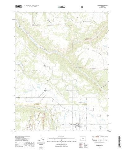 United States Geological Survey Norwood, CO (2022, 24000-Scale) digital map