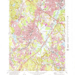 United States Geological Survey Norwood, MA (1970, 25000-Scale) digital map