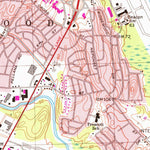 United States Geological Survey Norwood, MA (1970, 25000-Scale) digital map