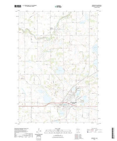 United States Geological Survey Norwood, MN (2022, 24000-Scale) digital map