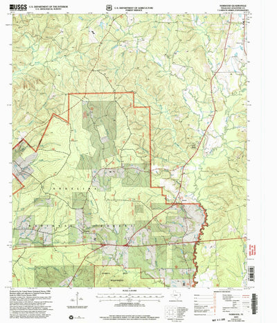 United States Geological Survey Norwood, TX (2003, 24000-Scale) digital map