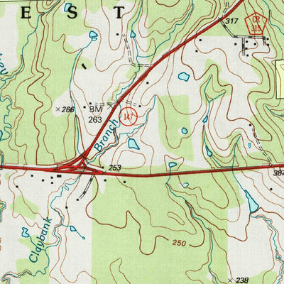 United States Geological Survey Norwood, TX (2003, 24000-Scale) digital map
