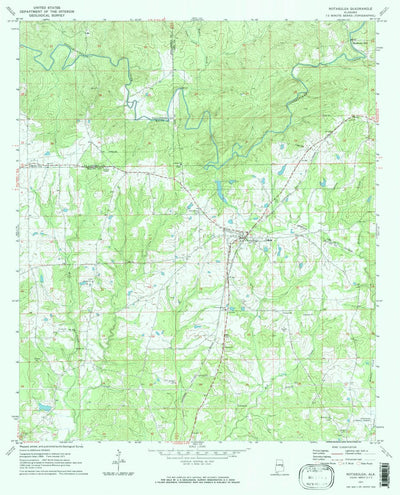 United States Geological Survey Notasulga, AL (1971, 24000-Scale) digital map