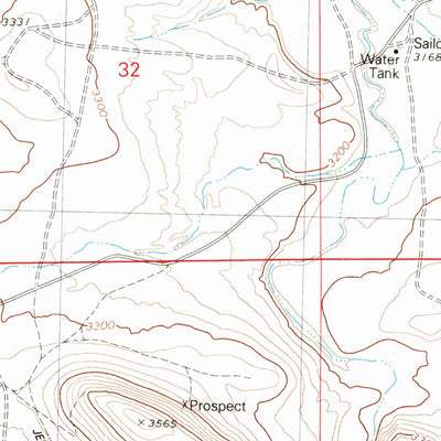 United States Geological Survey Notch Butte, ID (1980, 24000-Scale) digital map