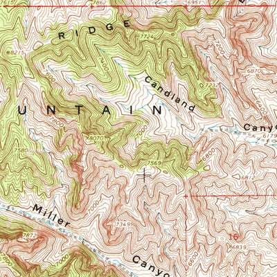 United States Geological Survey Notch Peak, UT (1960, 62500-Scale) digital map
