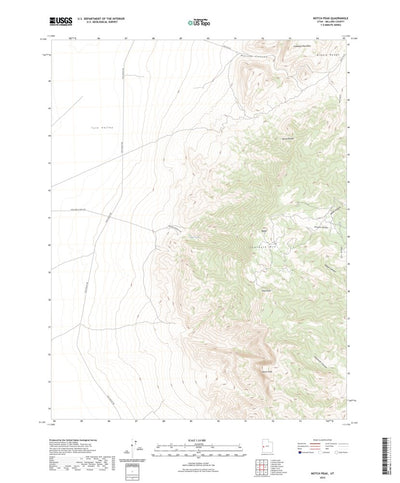United States Geological Survey Notch Peak, UT (2023, 24000-Scale) digital map