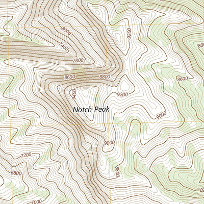 United States Geological Survey Notch Peak, UT (2023, 24000-Scale) digital map