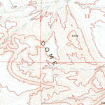 United States Geological Survey Notches Dome, WY (1968, 24000-Scale) digital map