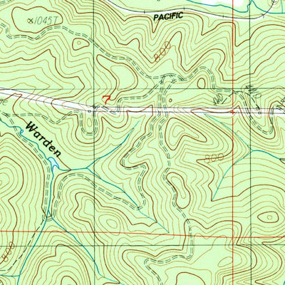 United States Geological Survey Noti, OR (1984, 24000-Scale) digital map