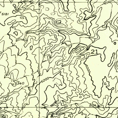 United States Geological Survey Notom, UT (1952, 24000-Scale) digital map