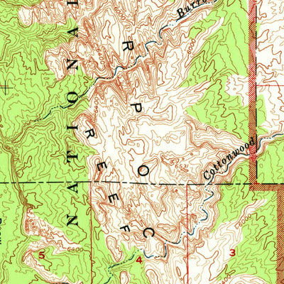United States Geological Survey Notom, UT (1952, 62500-Scale) digital map