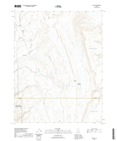 United States Geological Survey Notom, UT (2020, 24000-Scale) digital map