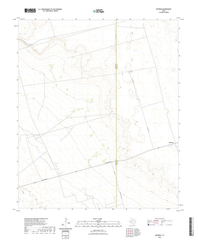 United States Geological Survey Notrees, TX (2022, 24000-Scale) digital map