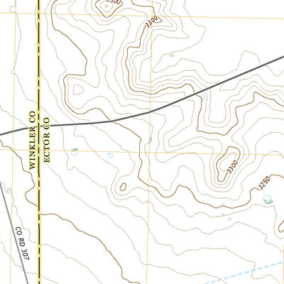 United States Geological Survey Notrees, TX (2022, 24000-Scale) digital map