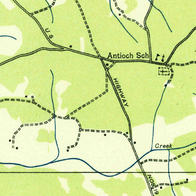 United States Geological Survey Nottely Dam, GA-NC (1935, 24000-Scale) digital map