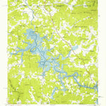 United States Geological Survey Nottely Dam, GA-NC (1941, 24000-Scale) digital map