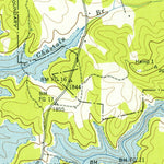 United States Geological Survey Nottely Dam, GA-NC (1941, 24000-Scale) digital map
