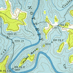 United States Geological Survey Nottely Dam, GA-NC (1941, 24000-Scale) digital map