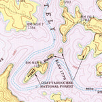 United States Geological Survey Nottely Dam, GA-NC (1966, 24000-Scale) digital map