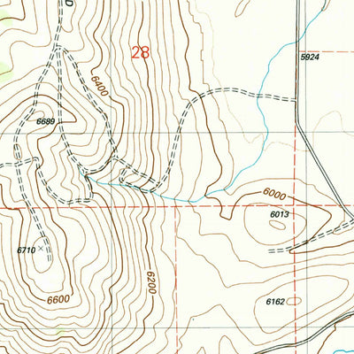 United States Geological Survey Nounan, ID (2005, 24000-Scale) digital map