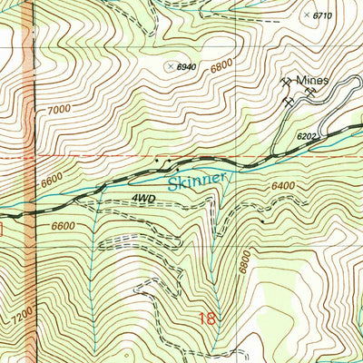 United States Geological Survey Nounan, ID (2005, 24000-Scale) digital map