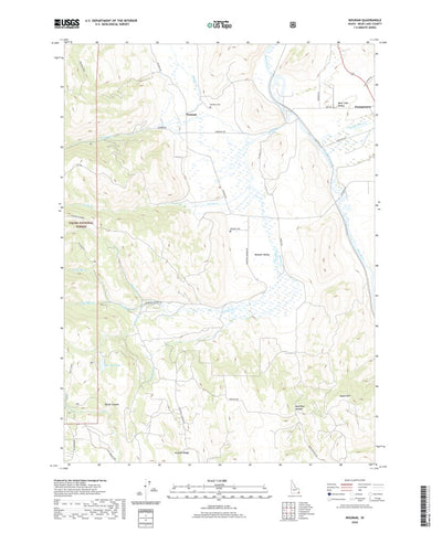 United States Geological Survey Nounan, ID (2020, 24000-Scale) digital map