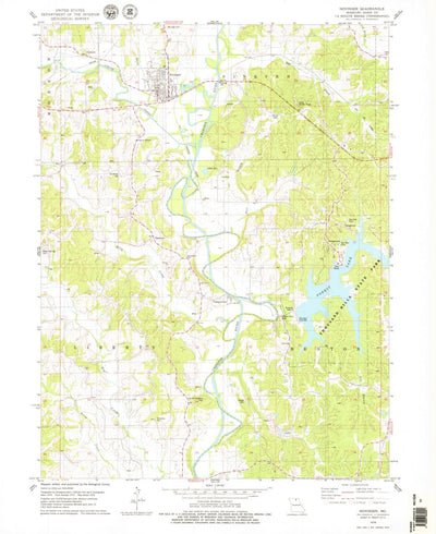 United States Geological Survey Novinger, MO (1979, 24000-Scale) digital map