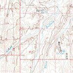 United States Geological Survey Nowater Creek, WY (1979, 100000-Scale) digital map