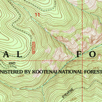 United States Geological Survey Noxon, MT (1997, 24000-Scale) digital map