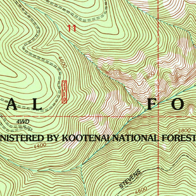 United States Geological Survey Noxon, MT (1997, 24000-Scale) digital map