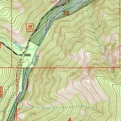 United States Geological Survey Noxon, MT (1997, 24000-Scale) digital map