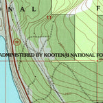 United States Geological Survey Noxon Rapids Dam, MT (1997, 24000-Scale) digital map