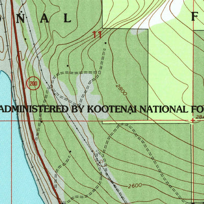 United States Geological Survey Noxon Rapids Dam, MT (1997, 24000-Scale) digital map