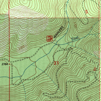 United States Geological Survey Noxon Rapids Dam, MT (1997, 24000-Scale) digital map