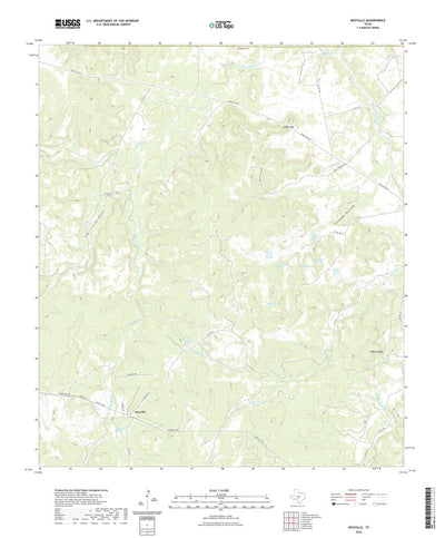 United States Geological Survey Noxville, TX (2022, 24000-Scale) digital map