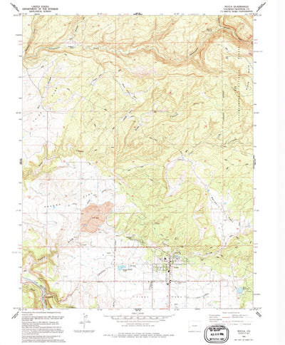 United States Geological Survey Nucla, CO (1994, 24000-Scale) digital map