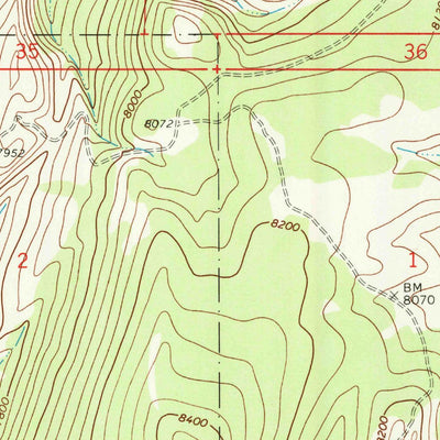 United States Geological Survey Nugent Park, WY (1967, 24000-Scale) digital map