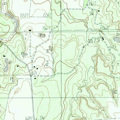 United States Geological Survey Nugent, TX (1984, 24000-Scale) digital map