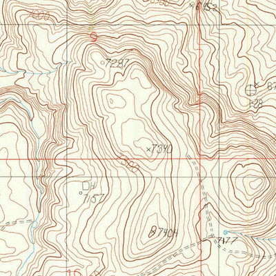 United States Geological Survey Nugget, WY (1985, 24000-Scale) digital map