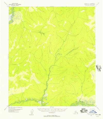 United States Geological Survey Nulato A-1, AK (1952, 63360-Scale) digital map
