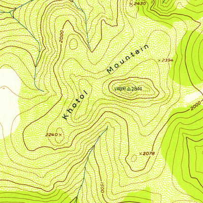 United States Geological Survey Nulato A-4, AK (1952, 63360-Scale) digital map
