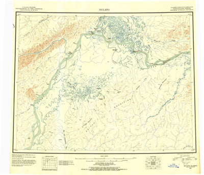 United States Geological Survey Nulato, AK (1945, 250000-Scale) digital map