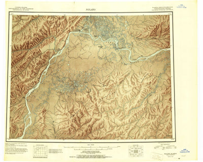United States Geological Survey Nulato, AK (1951, 250000-Scale) digital map