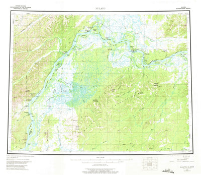 United States Geological Survey Nulato, AK (1952, 250000-Scale) digital map
