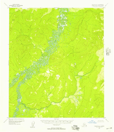 United States Geological Survey Nulato B-1, AK (1952, 63360-Scale) digital map